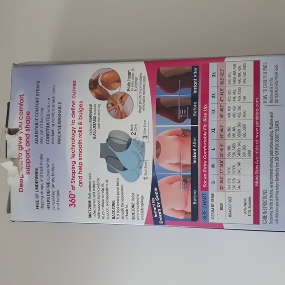 GENIE Wire free Bra /New - Picture 5 of 9